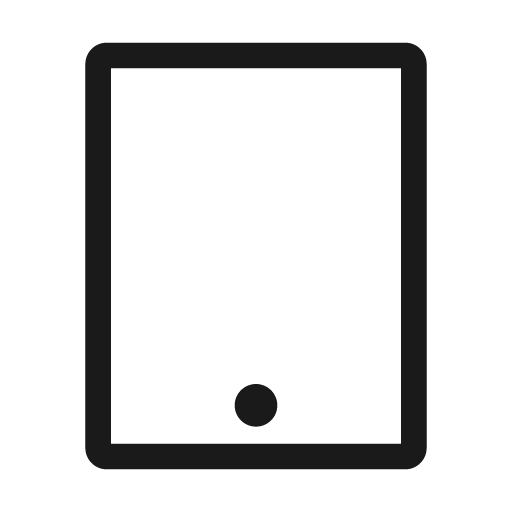 Pad outlined icon, outline style, from WeUI Icon