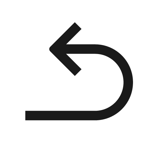 Previous outlined icon, outline style, from WeUI Icon