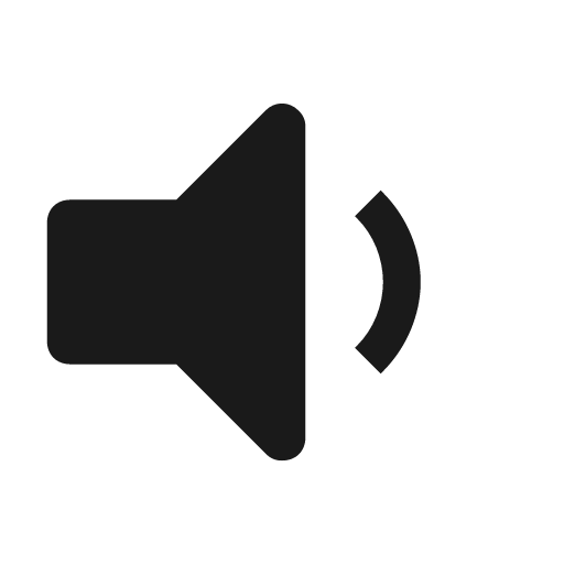 Volume down filled icon, filled style, from WeUI Icon