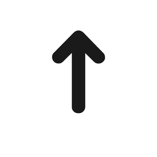 Direction up icon, solid style, from Weather Icons