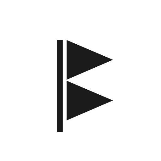 Gale warning icon, solid style, from Weather Icons