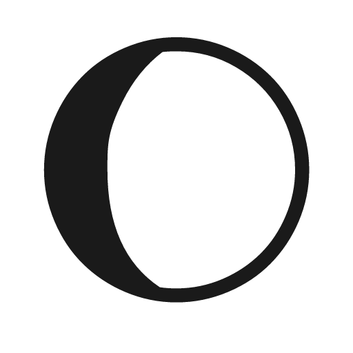Moon alt waxing gibbous 4 icon, solid style, from Weather Icons