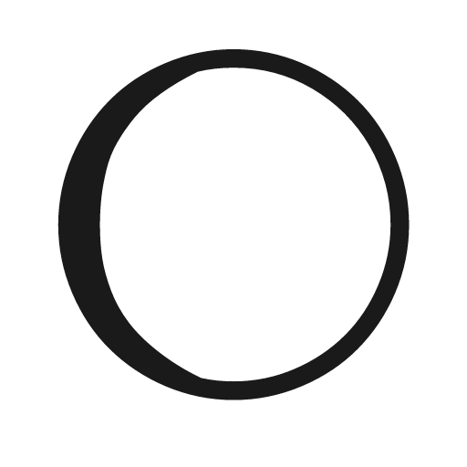 Moon alt waxing gibbous 6 icon, solid style, from Weather Icons
