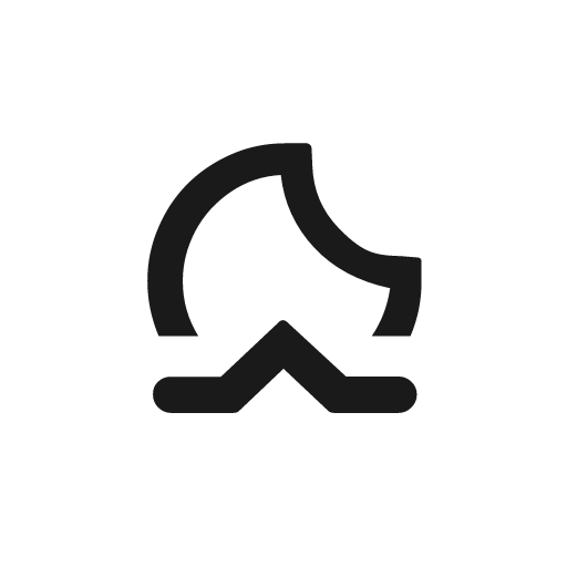 Moonrise icon, solid style, from Weather Icons