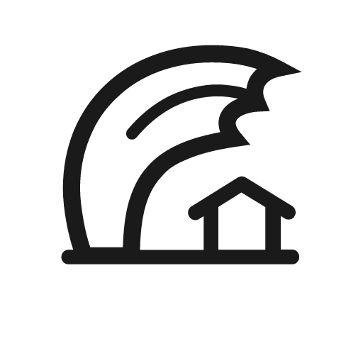 Tsunami icon, solid style, from Weather Icons