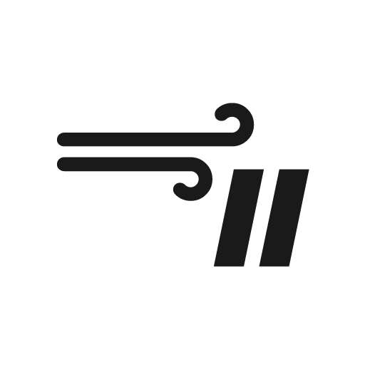 Wind beaufort 11 icon, solid style, from Weather Icons