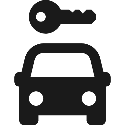 Car rental icon, solid style, from Icons8 Windows 8 Icons
