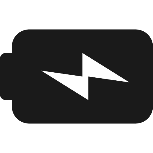 Charge battery icon, solid style, from Icons8 Windows 8 Icons