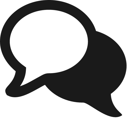 Chat icon, solid style, from Icons8 Windows 8 Icons