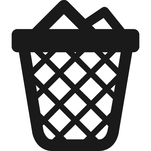 Full trash icon, solid style, from Icons8 Windows 8 Icons