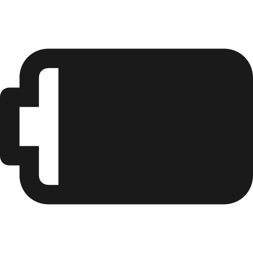 High battery icon, solid style, from Icons8 Windows 8 Icons