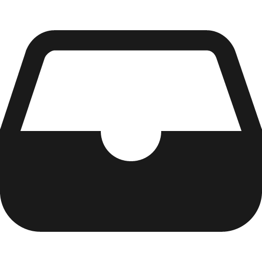 Inbox icon, solid style, from Icons8 Windows 8 Icons