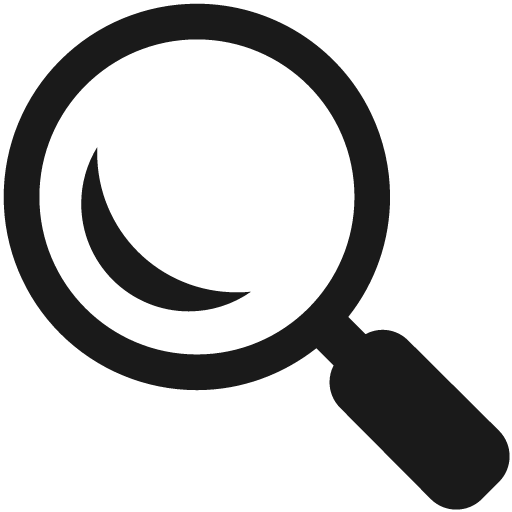 Search icon, solid style, from Icons8 Windows 8 Icons