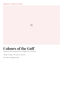 Art exhibition poster: flyer template
