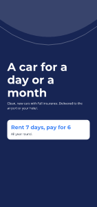 Car rental: flyer template