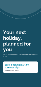 Travel agency: flyer template