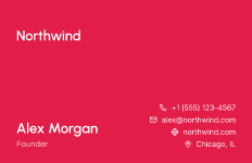 Bold: business card template