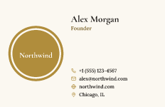 Seal: business card template