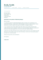 Clinic: cover letter template