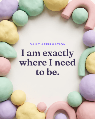 Daily affirmation: post template