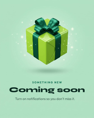 Coming soon gift box: post template