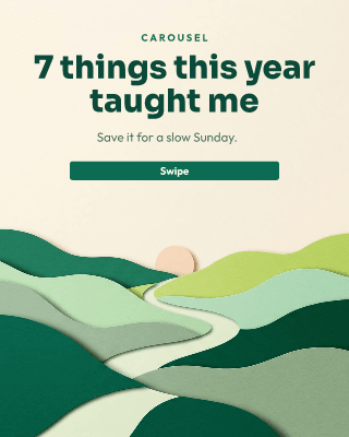 Life lessons carousel: post template