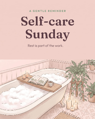 Self-care Sunday: post template