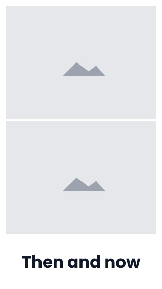 Two photos story: story template