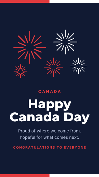 Canada: Canada Day: holiday template