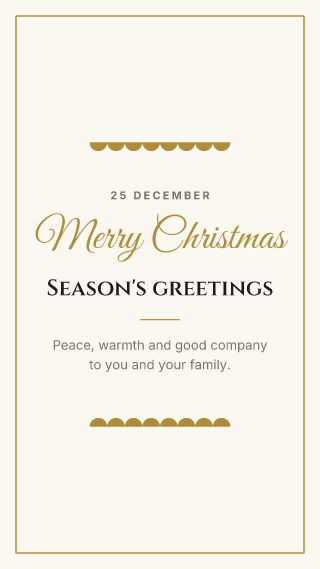 Christmas, classic frame: holiday template