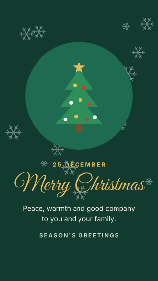 Christmas: holiday template