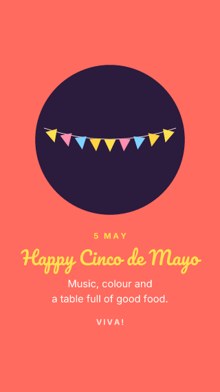 Cinco de Mayo: holiday template