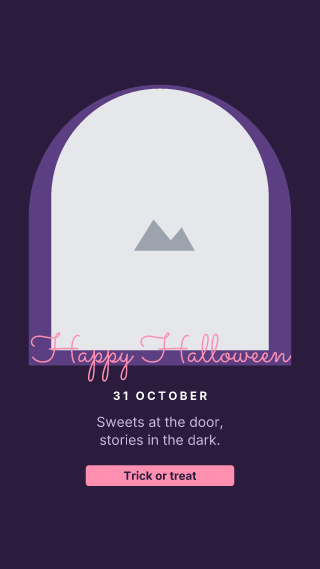 Halloween, with your photo: holiday template