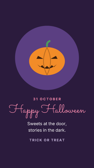 Halloween: holiday template
