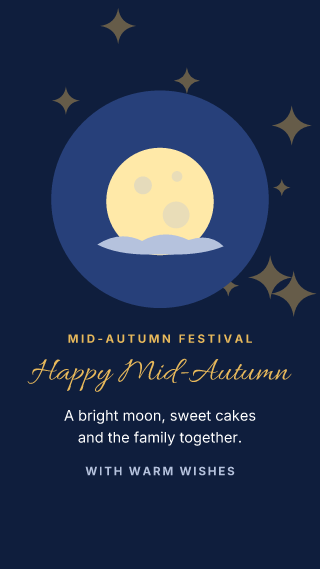 Mid-Autumn Festival: holiday template