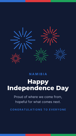 Namibia: Independence Day: holiday template
