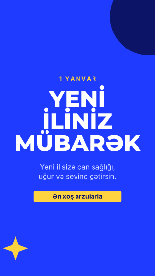 New Year (Azerbaijani): New Year template