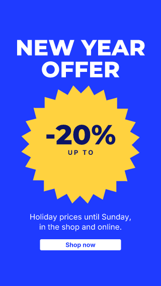 New Year: holiday offer: New Year template