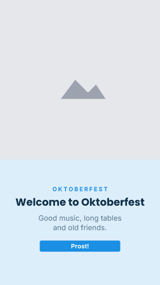 Oktoberfest, with your photo: holiday template