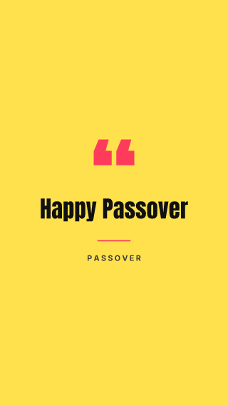 Passover, big words: holiday template