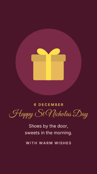 St Nicholas Day: holiday template