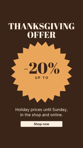 Thanksgiving: holiday offer: Thanksgiving template