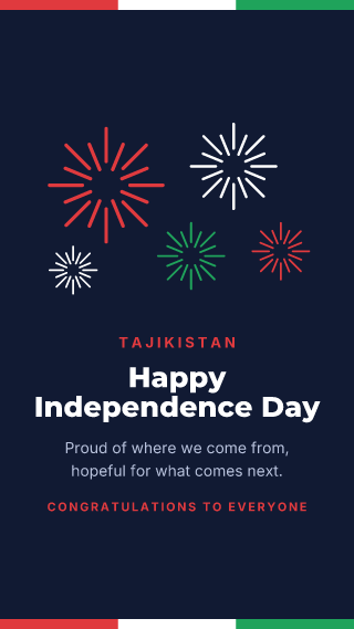 Tajikistan: Independence Day: holiday template