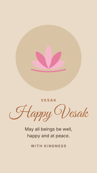 Vesak: holiday template