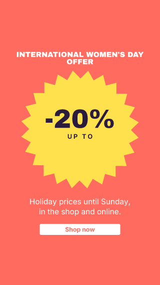 International Women's Day: holiday offer: Women's Day template
