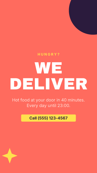 We deliver: story template