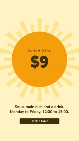 Lunch deal: story template