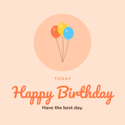 Birthday post: post template