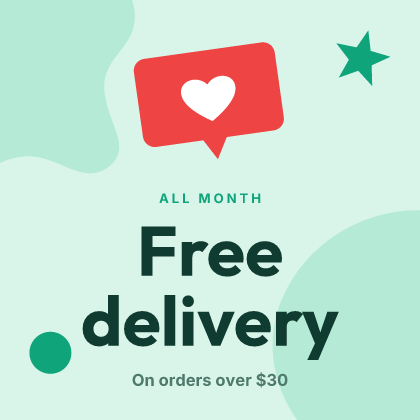 Free delivery post: post template