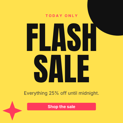 Flash sale post: post template